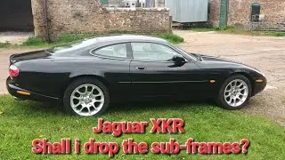 Jaguar XKR project Episode 43 | Shall I dop the sub frames? cast your vote in my poll