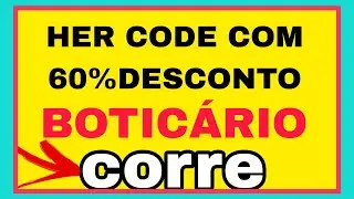 GENTE! PARFM  HER CODE BOTICÁRIO COM 60%DESCONTO CORREEEEEE