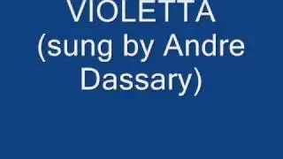 Violetta  (sung by Andre Dassary)  1939