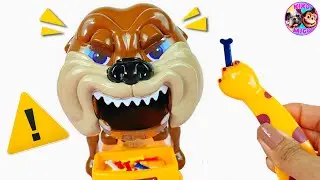 🐶 JUGAMOS con UN PERRITO MALO QUE QUIERE COMER 🦴  Juguete Perrito