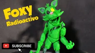 Foxy Radioactivo (FNAF)de plastilina/How to make Radioactive Foxy with clay sculpting
