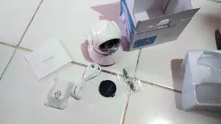 UNBOXING kamera cctv v380 bisa di pantau luar kota