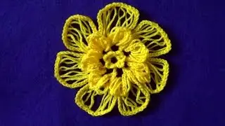 Volumetric flower on a Hairpin