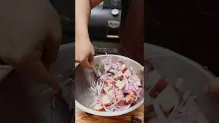 Ceviche de chicharrón a la parrilla #shorts #ceviche