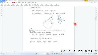 圆的切割线 SAT MATH LV2 12