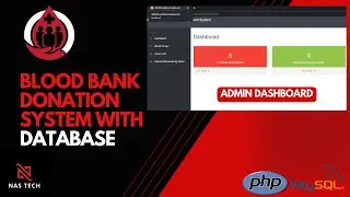 🩸 Blood Bank Donation Management System using PHP and MySQL | PHP Project For beginners