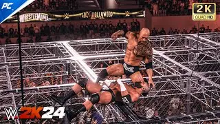 WrestleMania's BIGGEST Rivalry The Rock vs Triple H | WWE 2K24