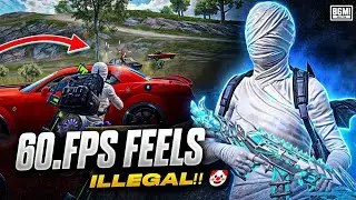 When 60 FPS. PLAYER Feels Like a Handicap?! | BGMI 🔱