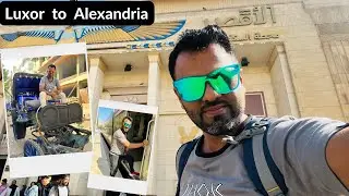Luxor to Alexandria | Street Shopping | Horse Carriage Ride and 14 Hour Long Train Journey