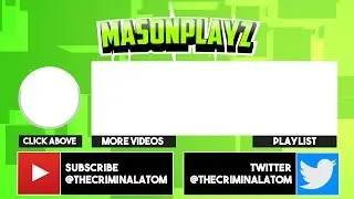 Professional Youtube Outro Template - MasonPlayz
