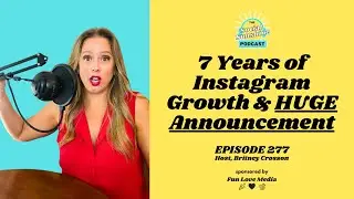7 Years of Instagram Growth & HUGE Announcement