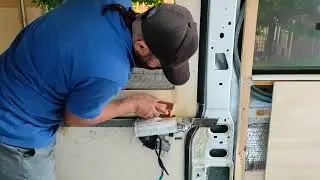 Otomatik kapı ve Arka köşe direk kontralarının hazırlanması / DETAYLI KARAVAN YAPIMI