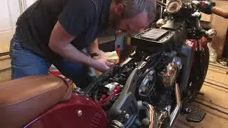 Indian Scout - How To: Change spark plugs