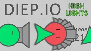 Diep.io Highlights #21: Mega Trapper Makes The Enemy Fly!