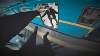 ПЕРЕГНАЛ ПОЕЗД МЕТРО ПАРКУР ОТ ПЕРВОГО ЛИЦА