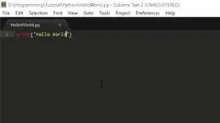 3 Tutorial Python - Hello World