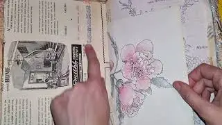 ASMR journal flip through from Debbie DWfabrics on Youtube and etsy