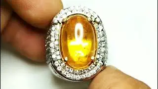 Rare Item Natural Yellow Garnet Hessonite Garnet