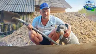 И в глухом лесу кипит жизнь. Работа над строительным проектом, лечение овчарки и ловля амуров.