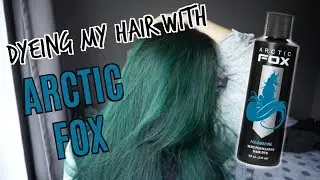 Dyeing My Hair Teal || Arctic Fox Aquamarine