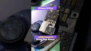 iPhone 14 Pro eSim to Dual Nano Sim Convert #shorts