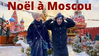 Sous la neige glaciale à Moscou pour Noël! 🇷🇺🎄Vlog