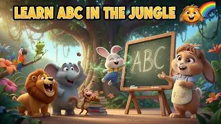 🌈🦜 Maya & Tuni Teach Alphabet in the Jungle | ABC Learning for Kids | LerniBee TV