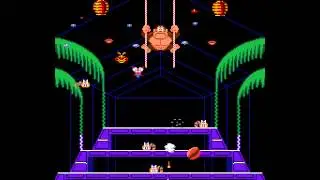 Arcade Game: Donkey Kong 3 (1983 Nintendo)