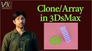 3ds Max Clone Mastery: Copy, Instance, Reference & Array Explained in Hindi
