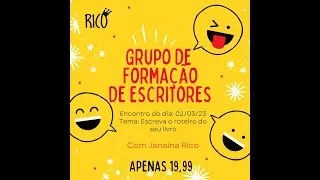 Escreva o roteiro do seu livro!