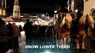 Sony Vegas | Snow Lower Third