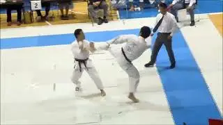 Каратэ Кумитэ, мужчины - финал - 3-й чемпионат мира по карате JKS (Токио, 2013 г.)