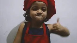 Delicious bailpoori Cooking By 2 Years Baby Eliza -kids cooking video