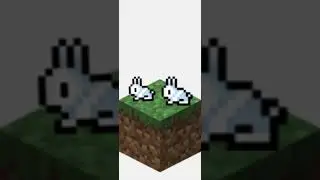 Бегающий кролик (плагиат @solty_kys ) #short #minecraft #террария #terraria #майнкрафт #кролик #дёрн