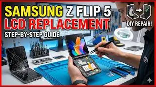 Z Flip 5 Inner Screen Replacement (Full Repair) | Fold Display Fix