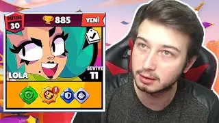İNANILMAZ HASAR! 11 SEVİYE LOLA ve EŞYALARI !!! - Brawl Stars