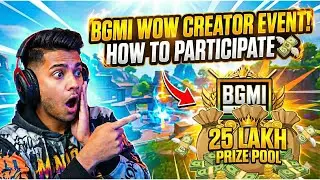 How to Join BGMI WOW Creator Event | Step-by-Step Registration Guide ✅