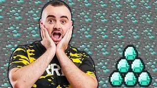 מצאתי יהלומים במיינקראפט בפעם הראשונה !!!