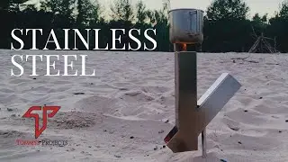 HOMEMADE ROCKET STOVE