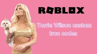WWE 2K23 (ROBLOX) TORRIE WILSON CUSTOM TRON CODES || Terri