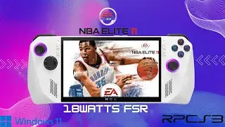 ROG Ally - NBA Elite 11 RPCS3 - 18Watts