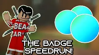 RBLX BEAR | The Badge SPEEDRUN!
