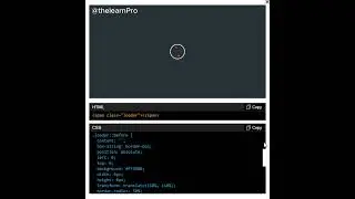 HTML | CSS | Loader Animation | Interactive Component | UI design | 
