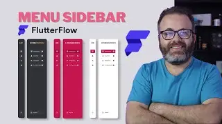 Como fazer um Menu SideBar no FlutterFlow - passo a passo - UX UI Design NoCode