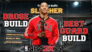 NBA 2K21 DERRICK ROSE BUILD!  BEST ISO BUILD!