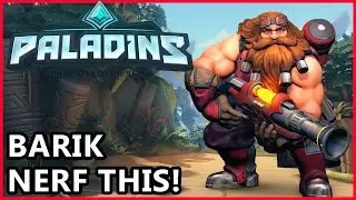 Paladins Barik Gameplay - Nerf This! Barik Guide - Paladins Gameplay Siege