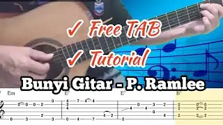 Bunyi Gitar - P. Ramlee Fingerstyle Guitar + Tutorial (Free TAB)