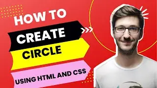 How to create a circle shape using html and css\how to center a div using flexbox - codeandman