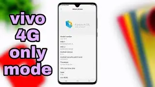 vivo all Models 4g Only mode