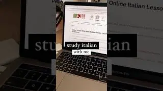 Italian study session | language study motivation #learnitalian #italianlanguage #italianstudy